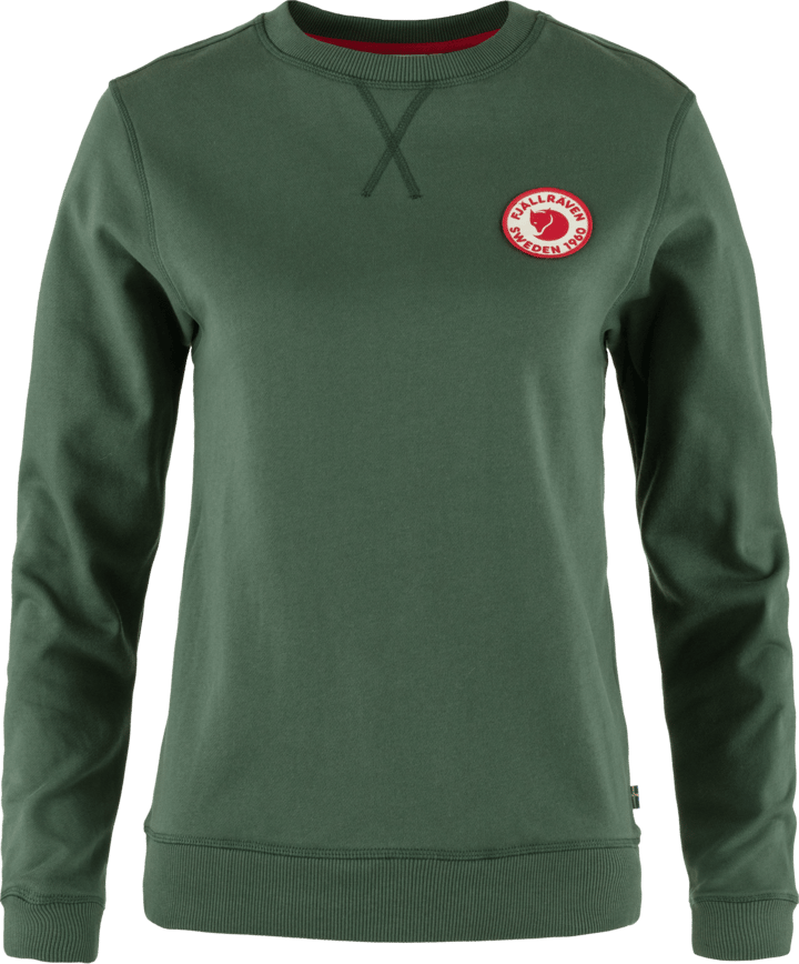 Fjällräven Women's 1960 Logo Badge Sweater Deep Patina Fjällräven