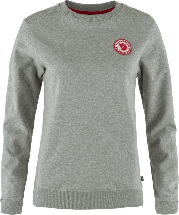 Fjällräven Women's 1960 Logo Badge Sweater Grey-Melange Fjällräven