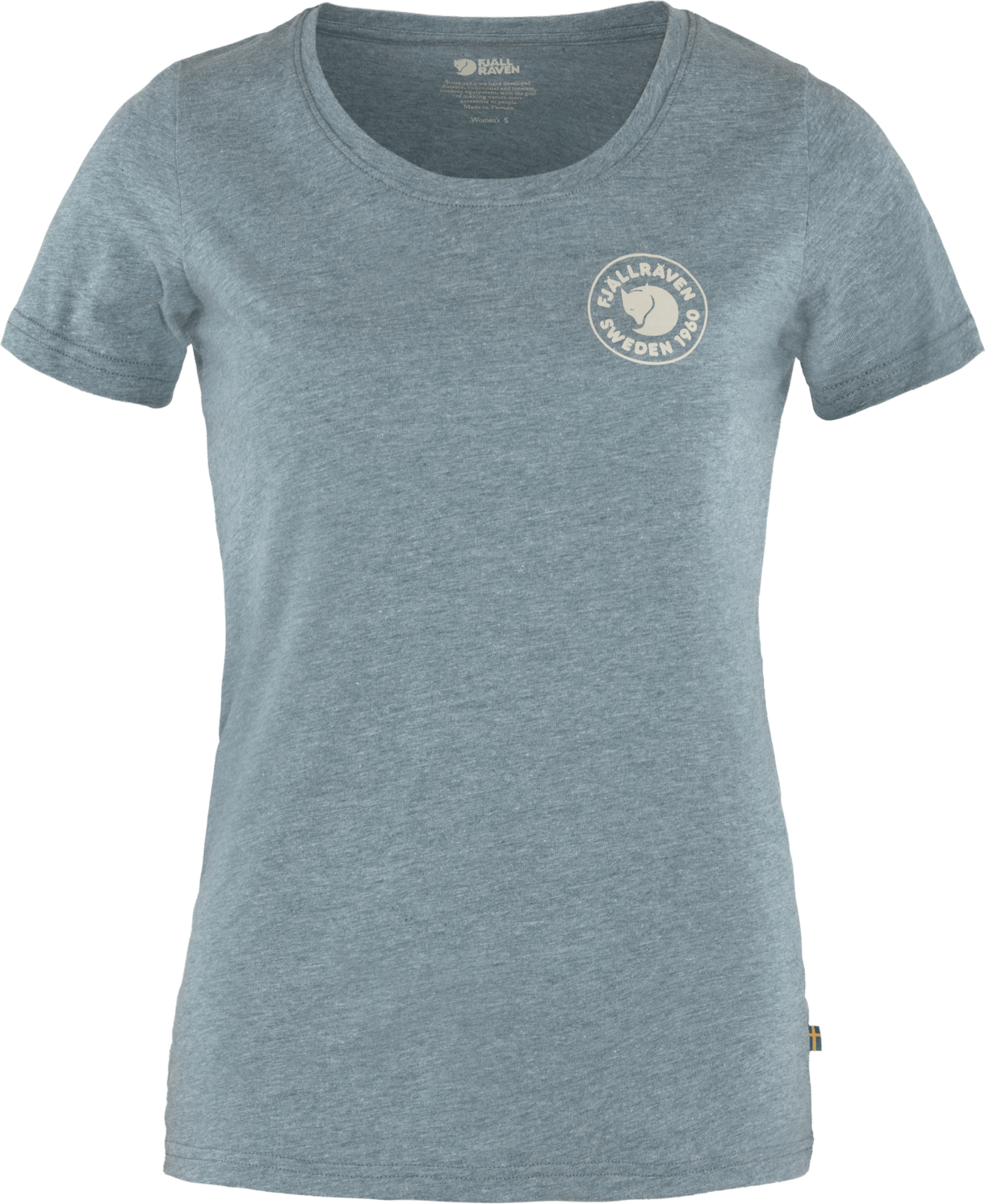 Fjällräven Women's 1960 Logo T-Shirt Indigo Blue/Melange