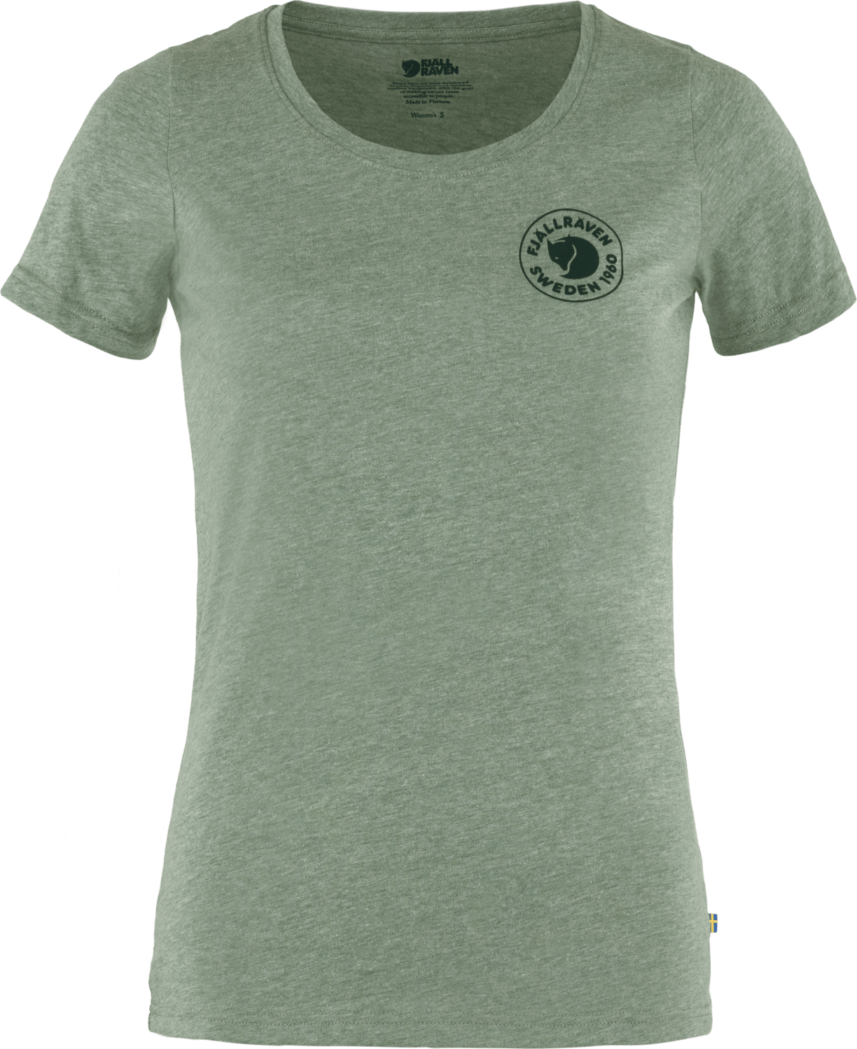 Fjällräven Women's 1960 Logo T-Shirt Patina Green/Melange