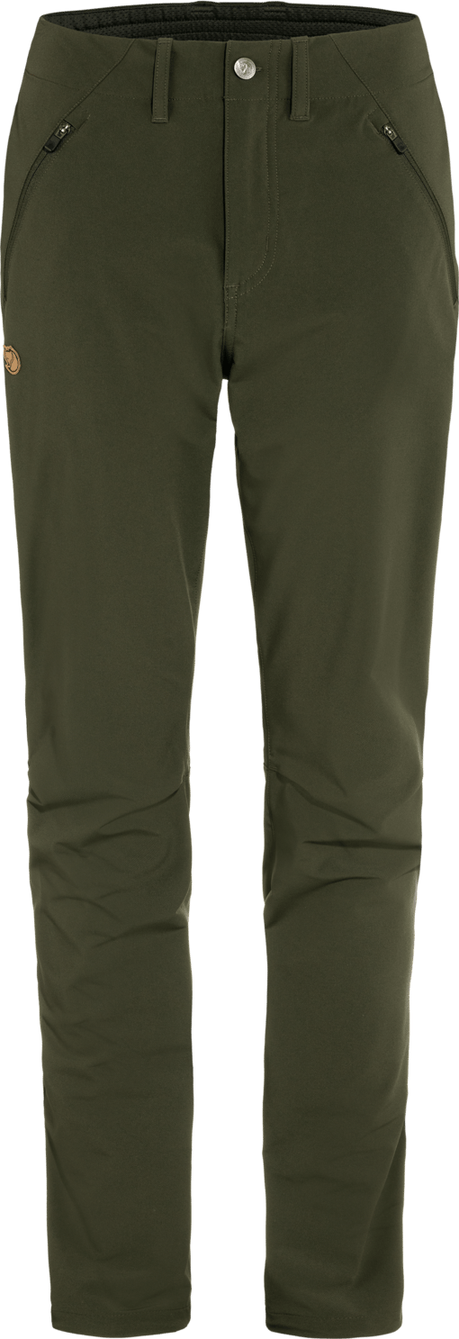 Women's Abisko Trail Stretch Trousers Deep Forest