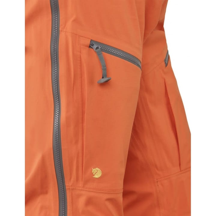 Fjällräven Women's Bergtagen Eco-shell Trousers Hokkaido Orange Fjällräven