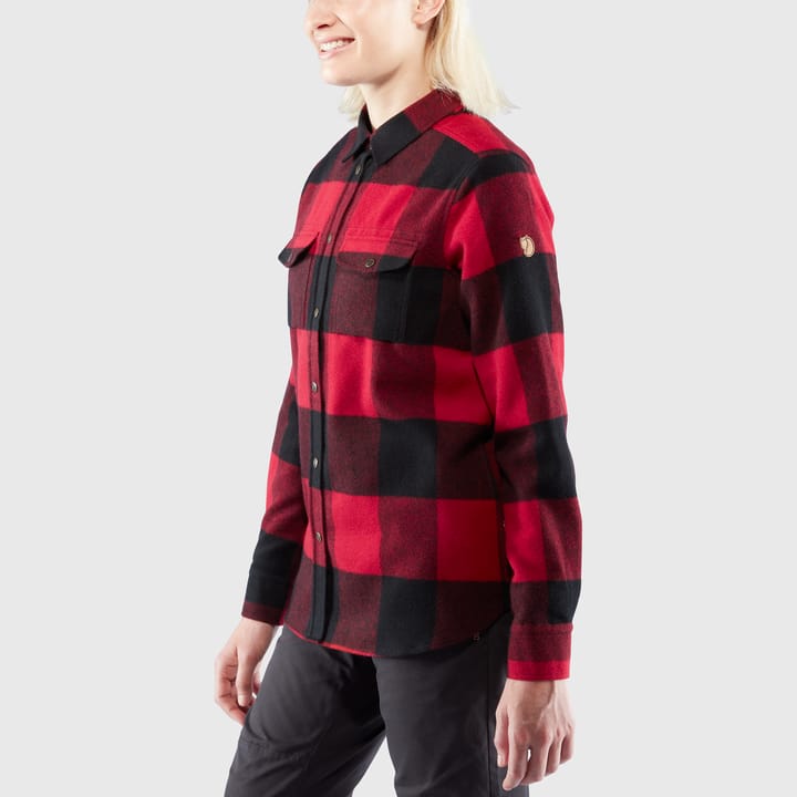 Fjällräven Women's Canada Shirt Longsleeve Red Fjällräven