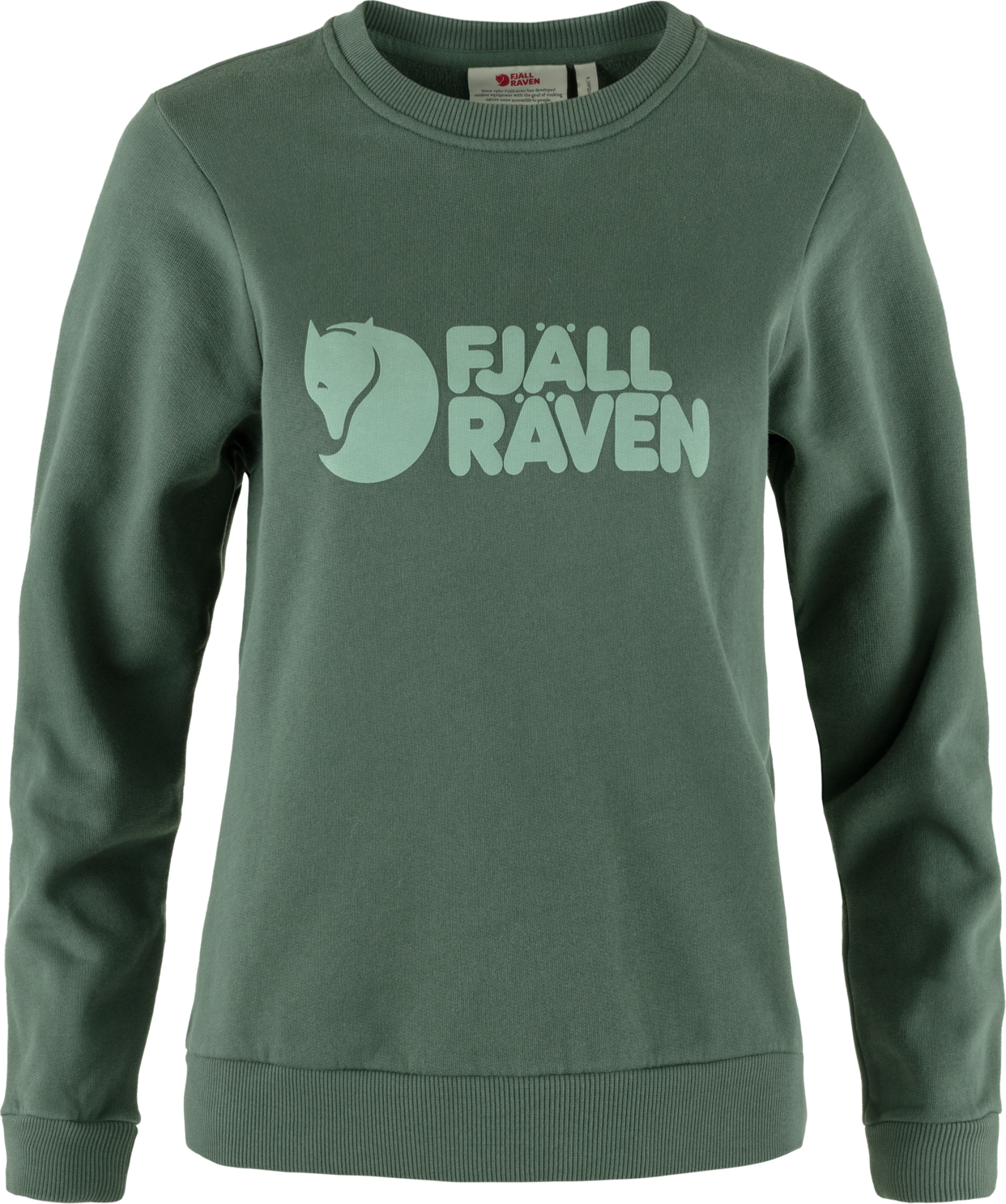 Fjällräven Women’s Fjällräven Logo Sweater Deep Patina/Misty Green