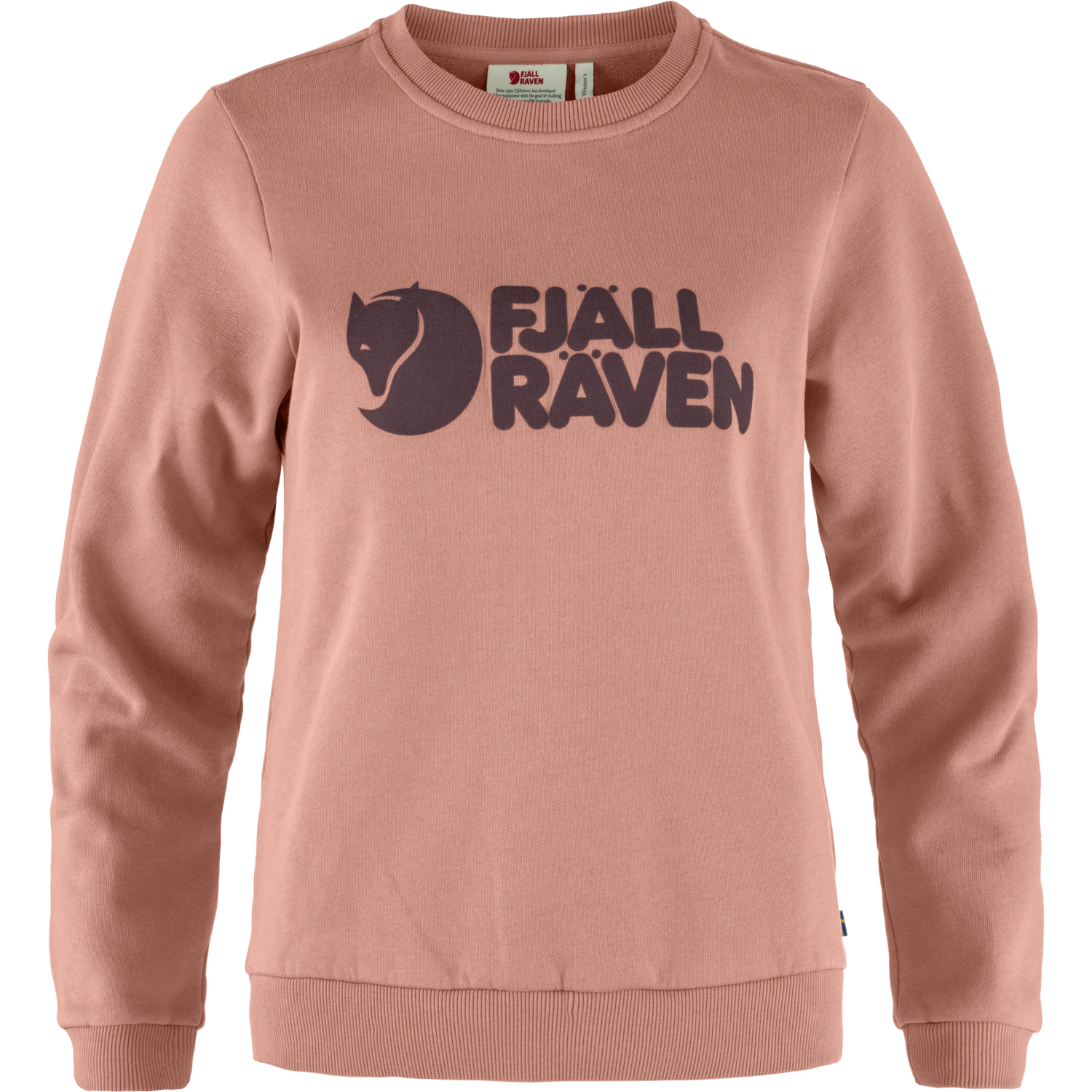 Fjällräven Women’s Fjällräven Logo Sweater Dusty Rose-Port