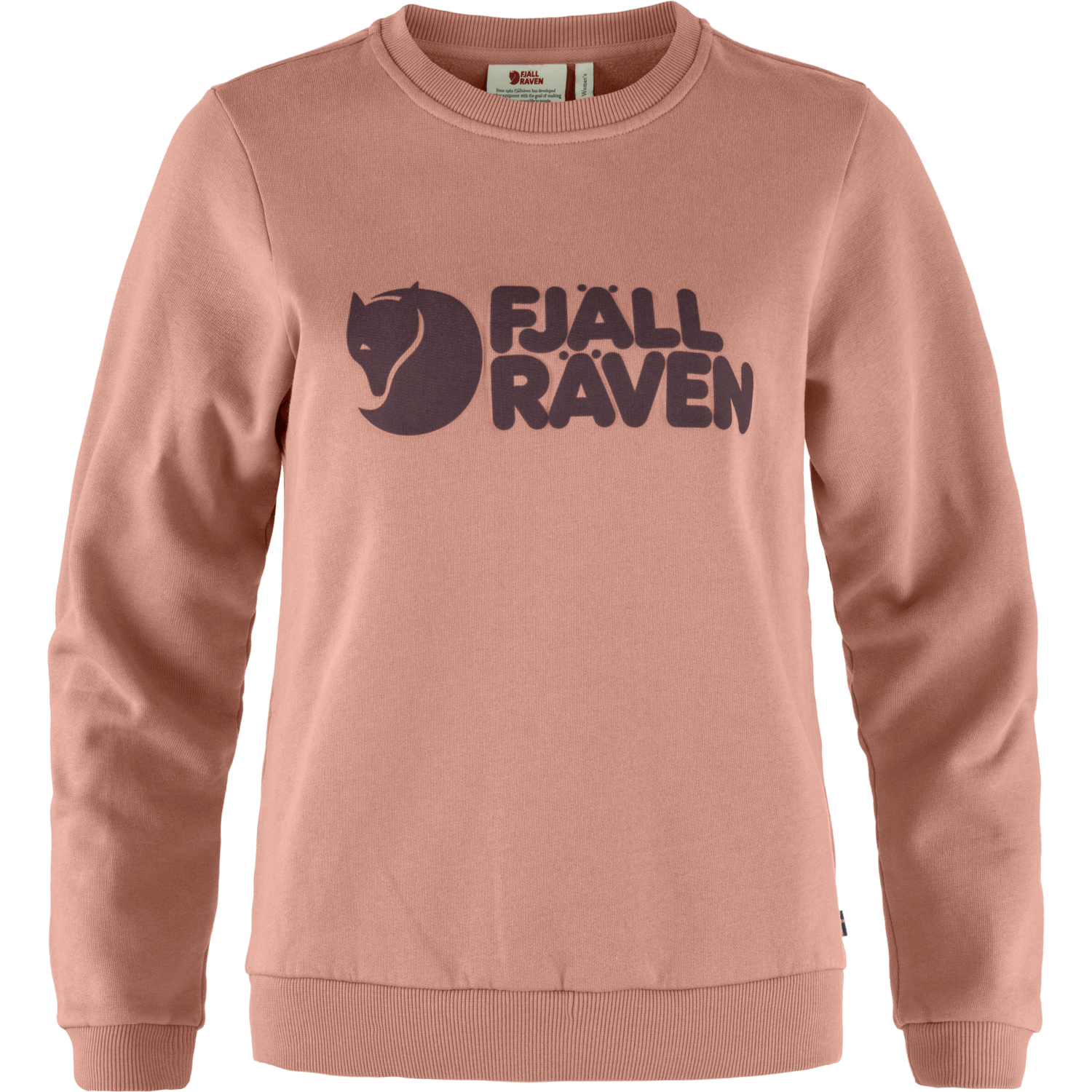 Fjällräven Women's Fjällräven Logo Sweater Dusty Rose-Port