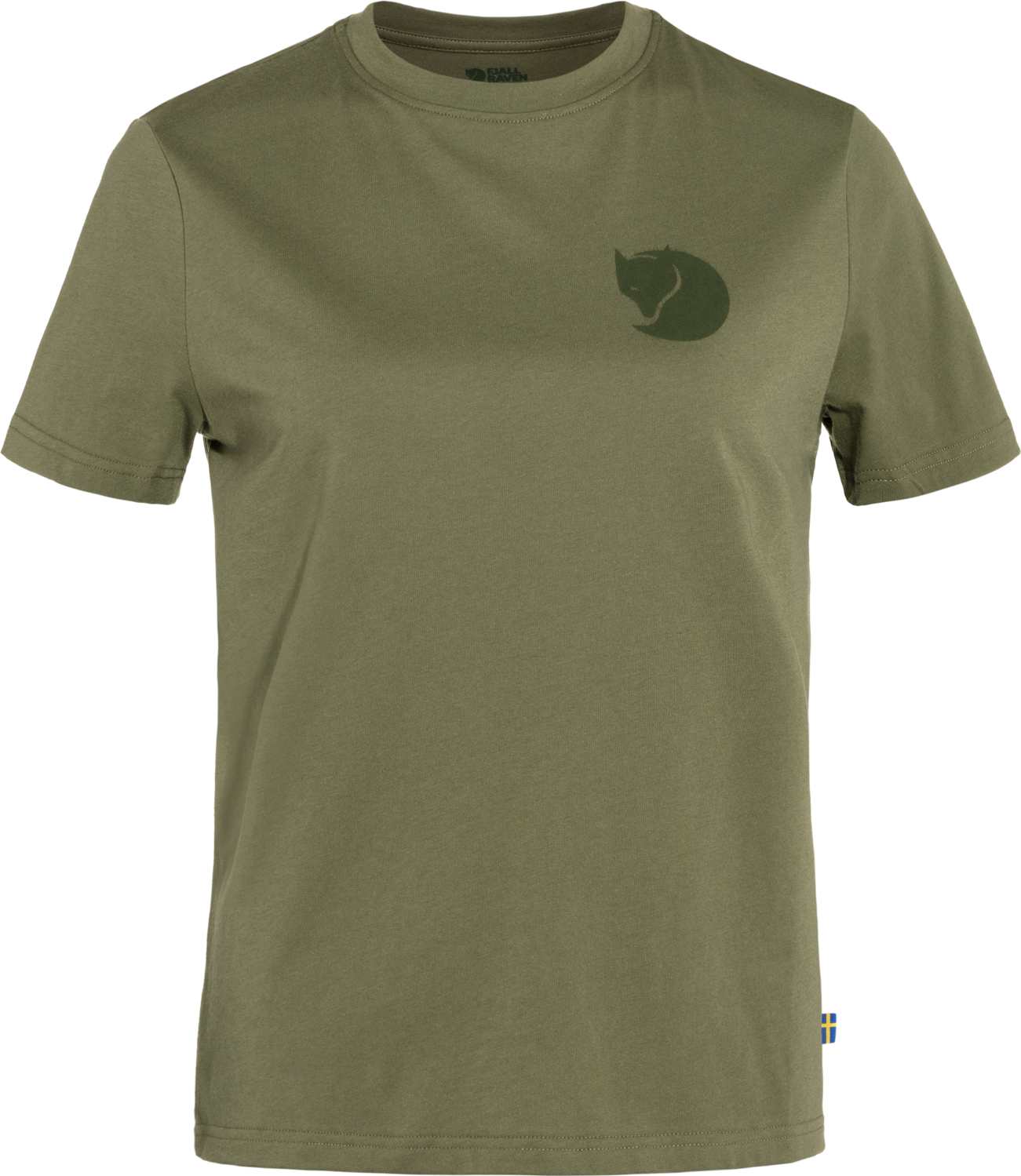 Fjällräven Women’s Fox Boxy Logo Tee Green