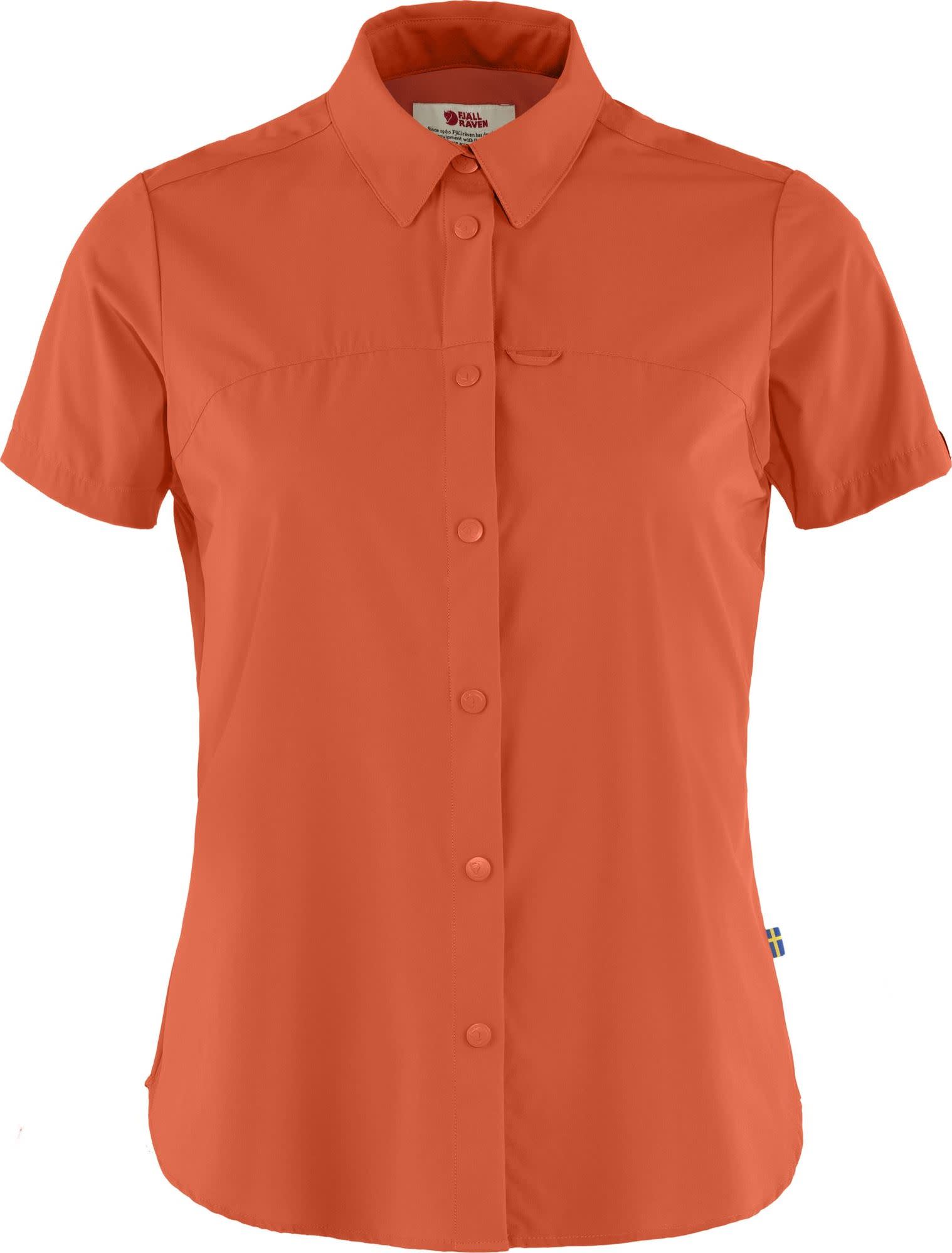 Fjällräven Women’s High Coast Lite Shirt Short Sleeve Rowan Red