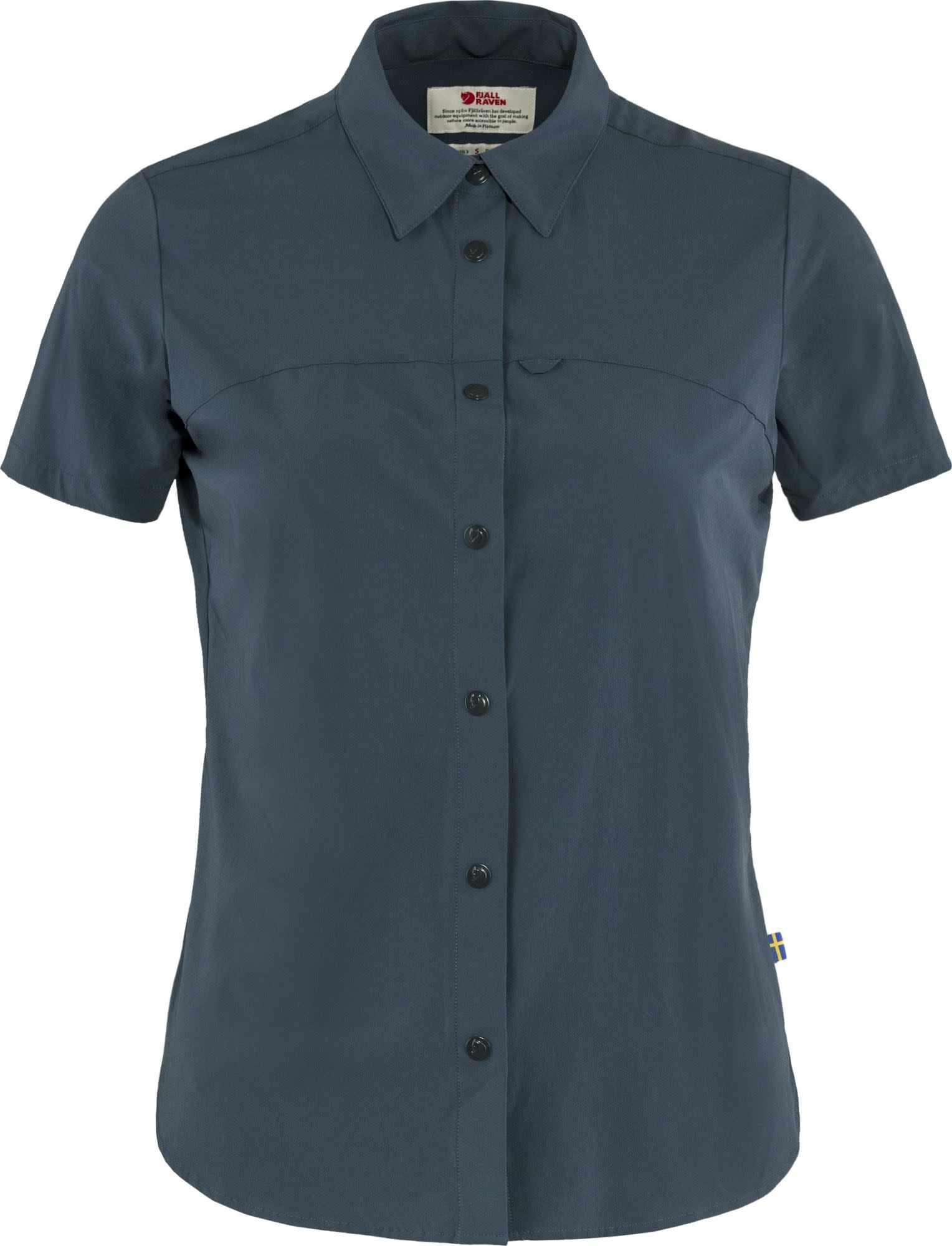 Fjällräven Women’s High Coast Lite Shirt Short Sleeve Navy