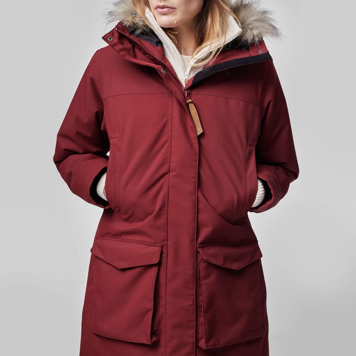 Fjällräven Women's Nuuk Lite Parka Bordeaux Red Fjällräven