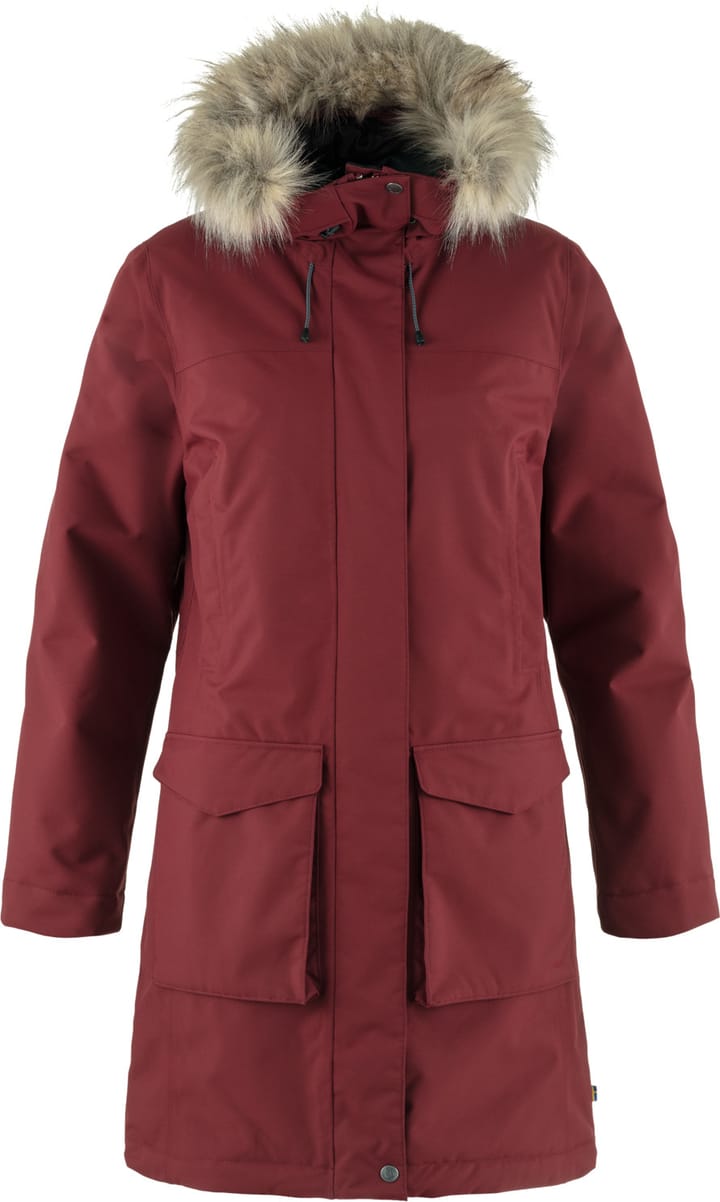 Fjällräven Women's Nuuk Lite Parka Bordeaux Red Fjällräven