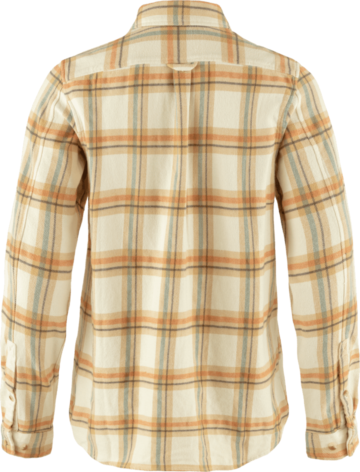 Fjällräven Women's Övik Heavy Flannel Shirt Chalk White-Dune Beige Fjällräven