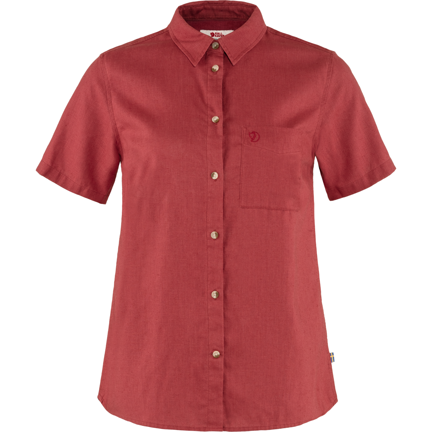 Fjällräven Women’s Övik Travel Shirt SS Raspberry Red