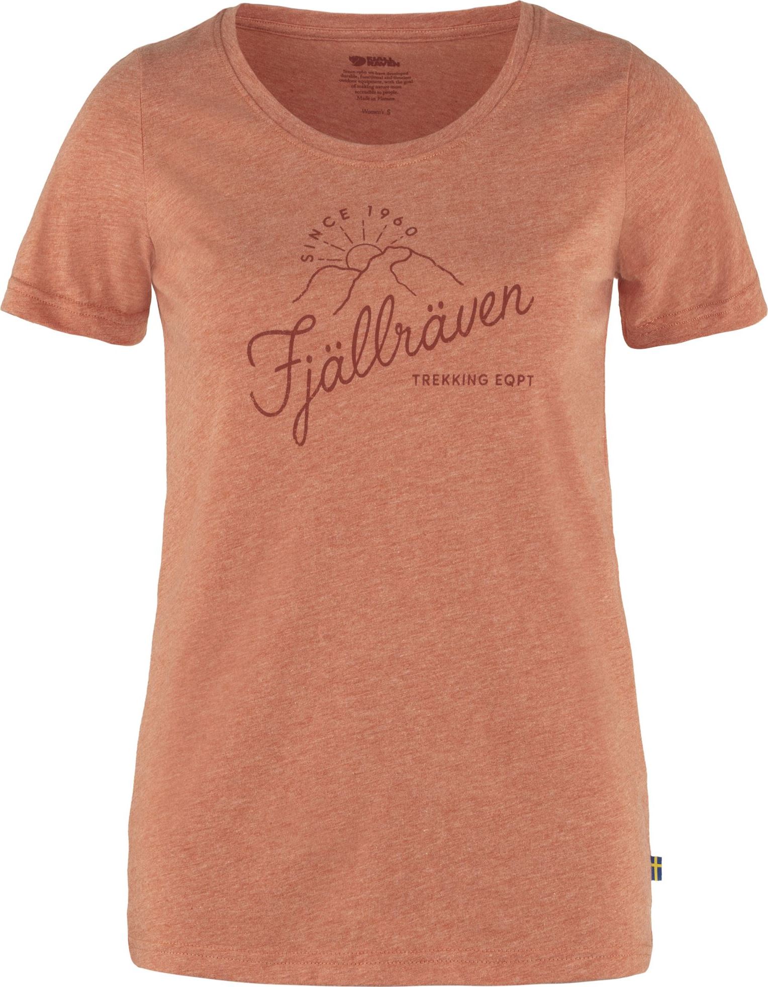 Fjällräven Women’s Sunrise T-shirt Rowan Red-Melange