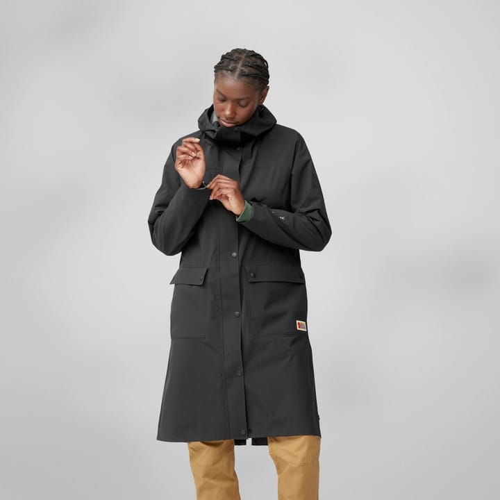 Fjallraven Women s Vardag Rain Parka Black