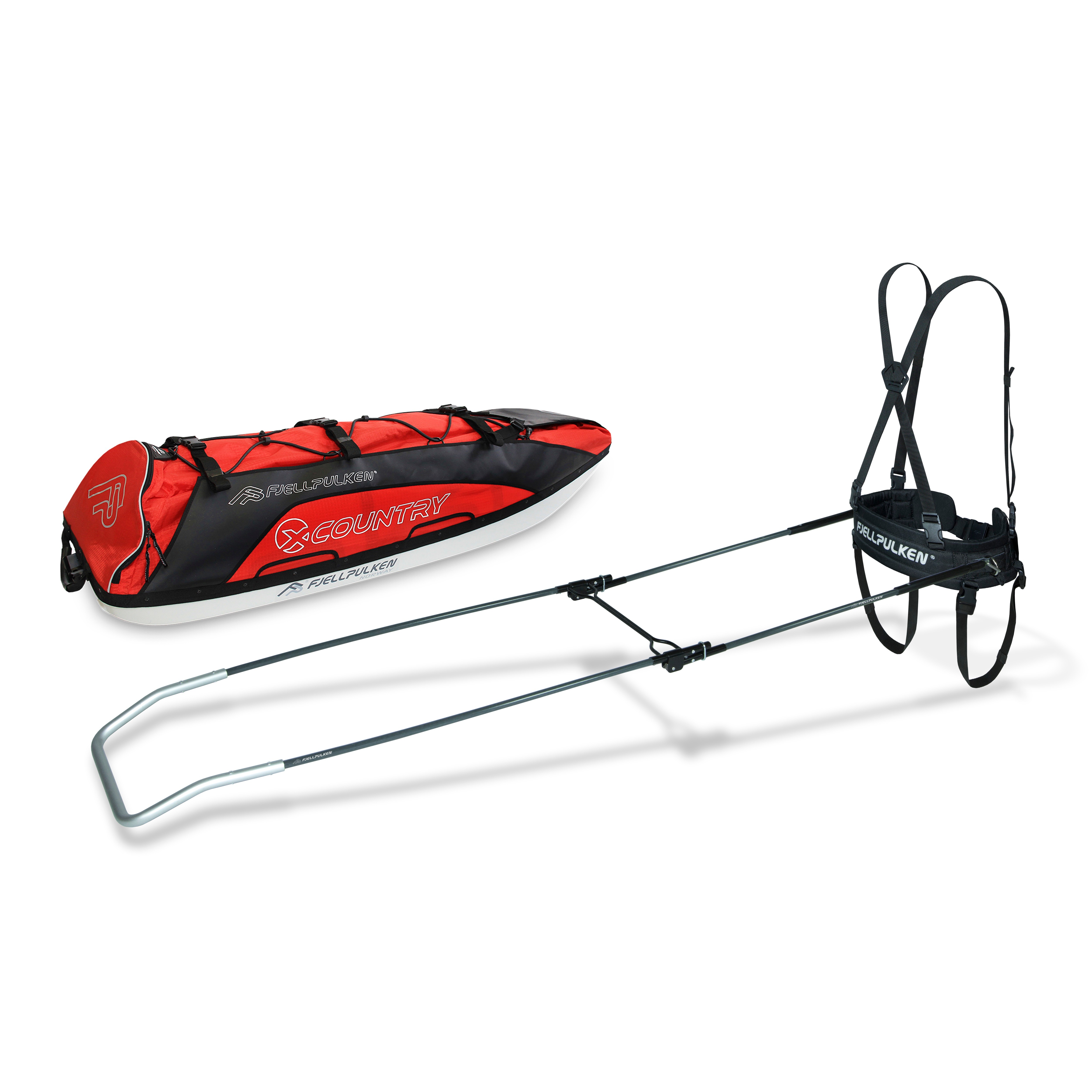 Fjellpulken Xcountry 130 Complete Red