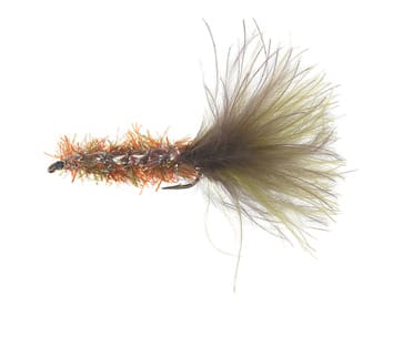 Unique Flies Børsteorm Olive/brown Unique Flies