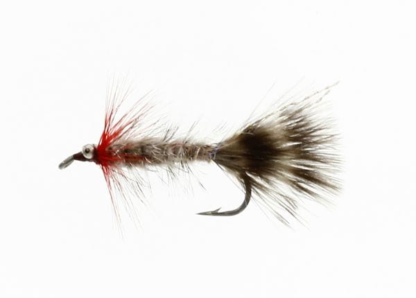 Unique Flies Grå Frede Uv #4 Grey/red Unique Flies