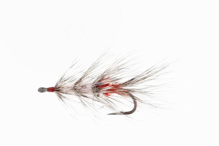 Unique Flies Vaskebjørnen Uv Gamakatsu Ls5013 #6 Grey/red Unique Flies