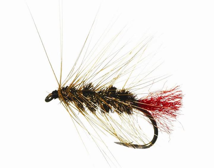 Unique Flies Red Tag Palmer # 6 Black/red Unique Flies