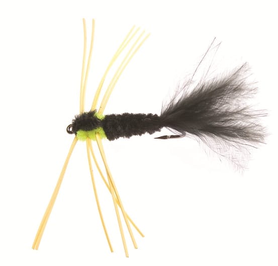 Unique Flies Montana Rubber Leg Black/yellow Unique Flies