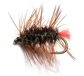 Unique Flies Red Tag Palmer Str. 16 Brown/black/green Unique Flies