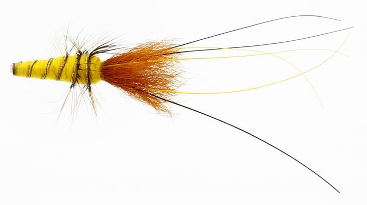 Unique Flies Banana Frances Tube 1" Yellow Unique Flies