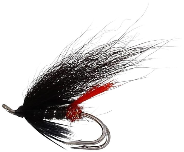 Unique Flies Red Butt Vmc 8909 #8 Double Black/red Unique Flies