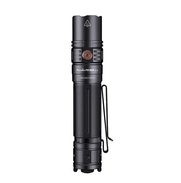 Fenix Fenix Pd36r V2 Led Lykt 1700lm Kompakt Og Oppladbar Taktisk Lommelykt Fenix