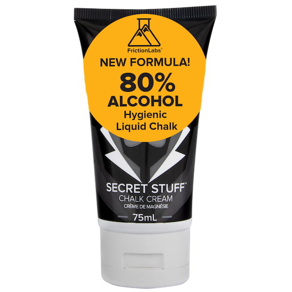 Friction Labs Secret Stuff Hygienic 80% Alcohol Liquid 75ml Black