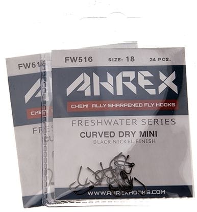 Ahrex Hooks Ahrex Fw516 Curved Dry Mini Ahrex Hooks