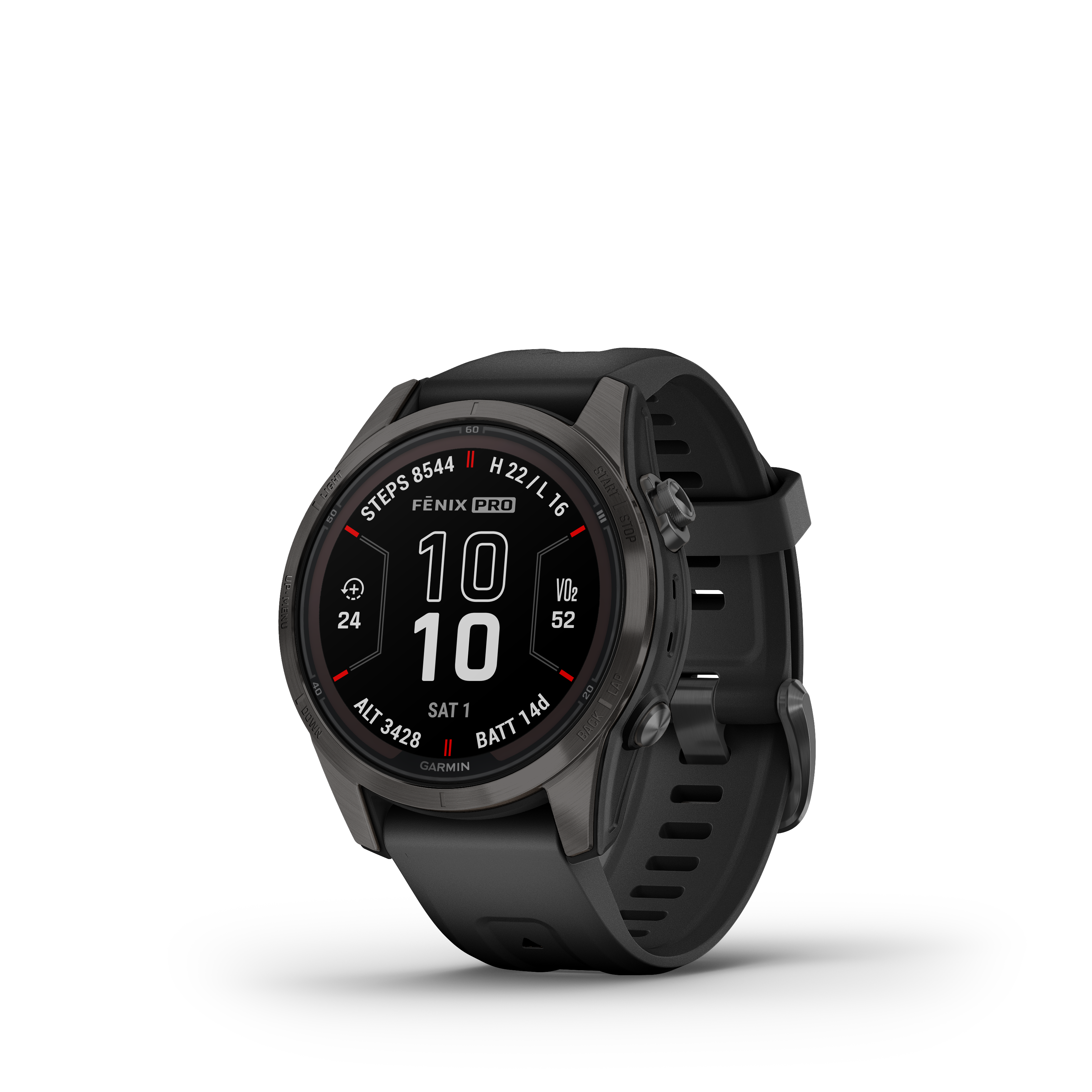 Garmin Fenix 7S Pro Sapphire Solar Edition Carbon Gray