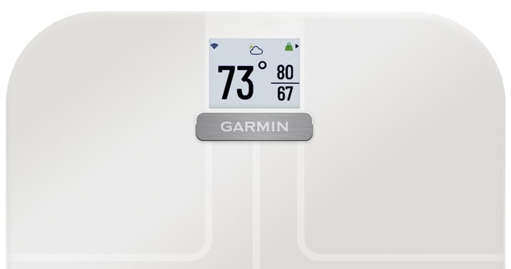 Garmin Index S2 Smart Scale, Intl, White, 1 pack White Garmin