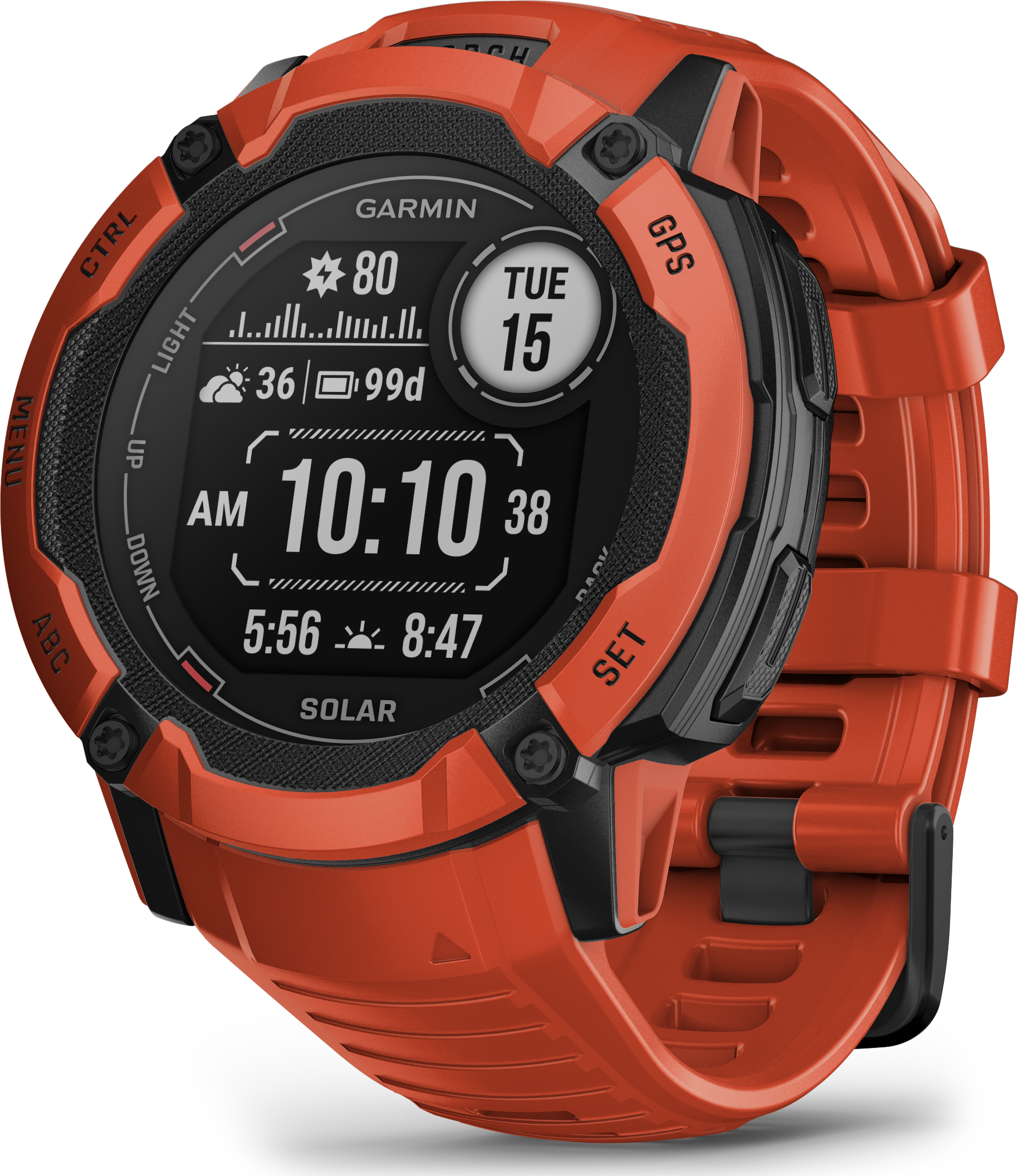 Garmin Instinct 2X Solar Flame Red