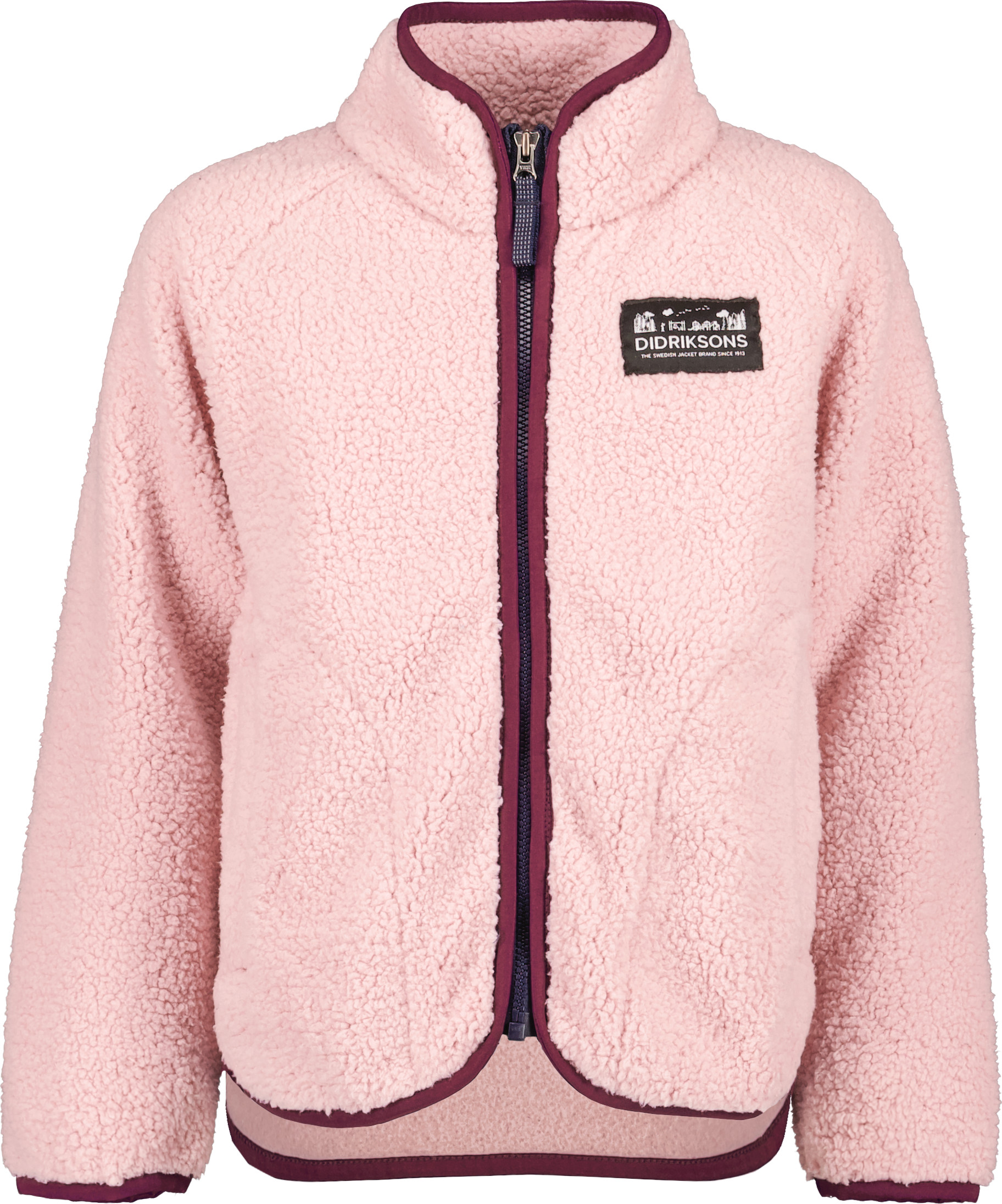 Didriksons Kids’ Gibbs Full Zip 2 Dusty Pink