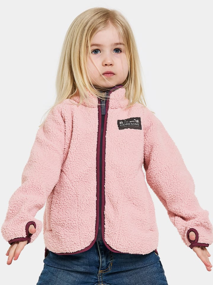 Didriksons Kids' Gibbs Full Zip 2 Dusty Pink Didriksons