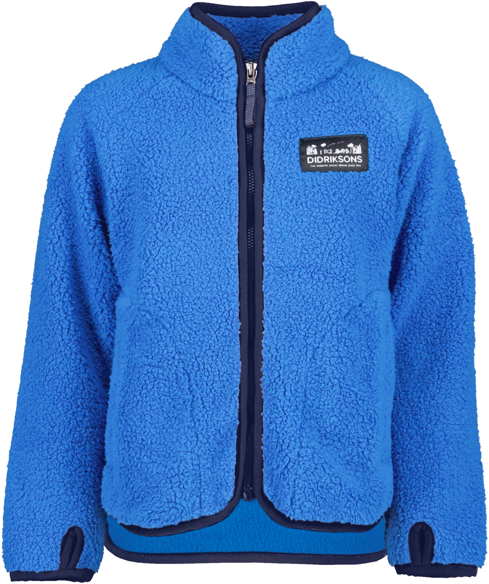 Didriksons Kids’ Gibbs Full Zip 2 Caribbean Blue