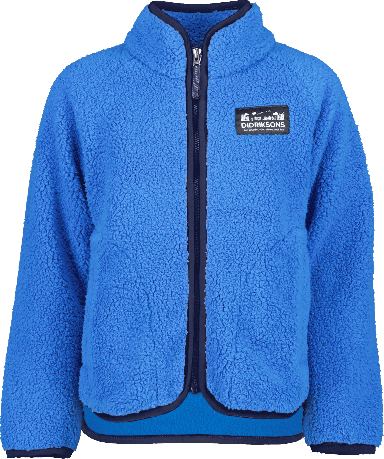 Didriksons Kids' Gibbs Full Zip 2 Caribbean Blue