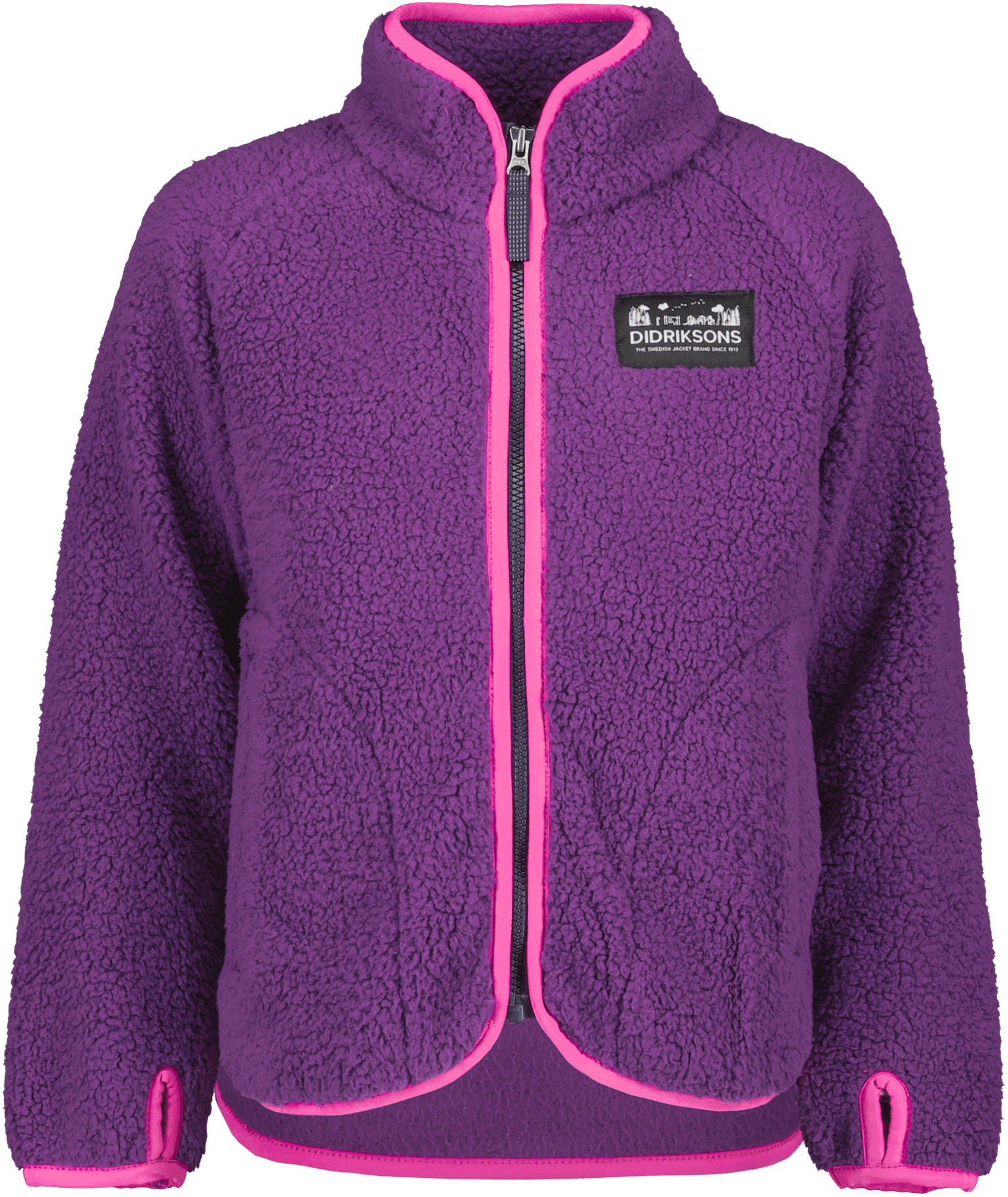 Didriksons Kids' Gibbs Full Zip 2 Royal Purple