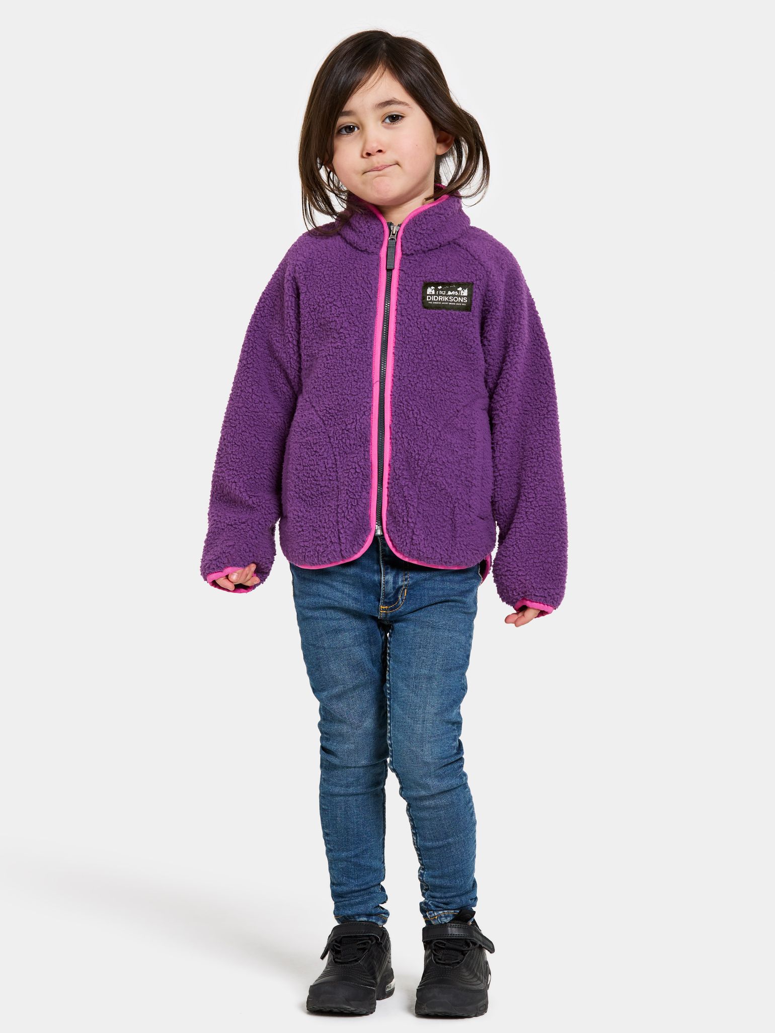 Didriksons Kids' Gibbs Full Zip 2 Royal Purple