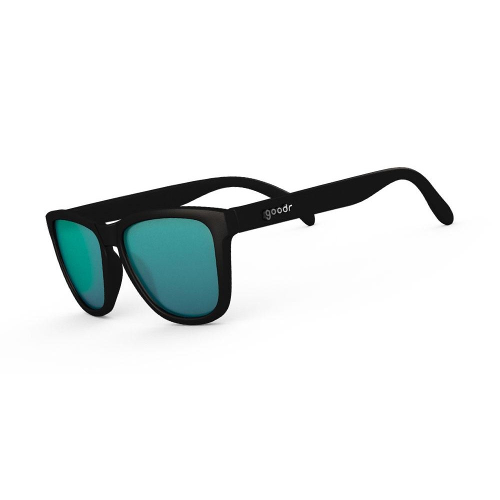 Goodr Sunglasses Vincent’s Absinthe Night Terrors Black/Teal