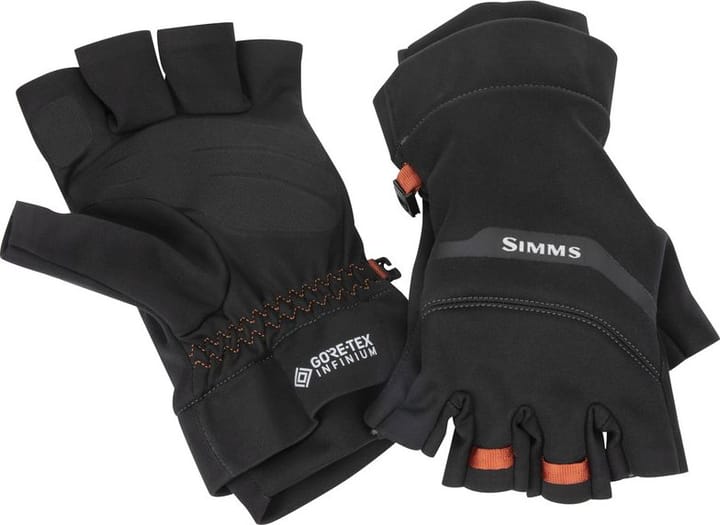 Simms Simms Gore Infinium Half Finger Black Simms