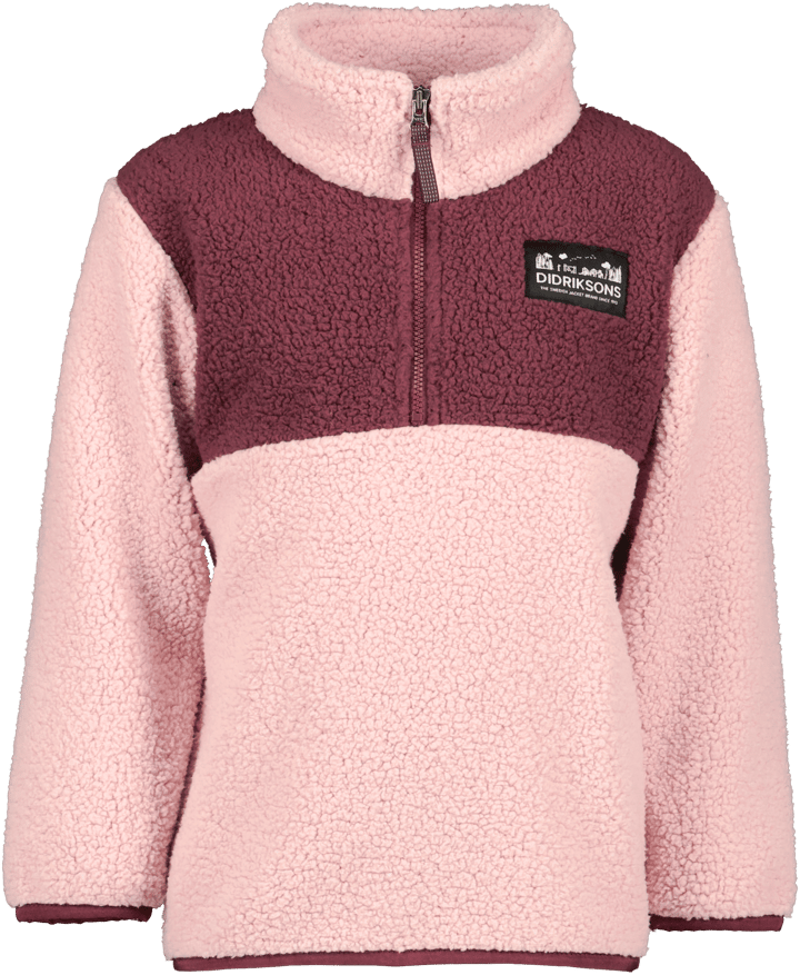 Didriksons Kids' Gosig Half Zip Dusty Pink Didriksons