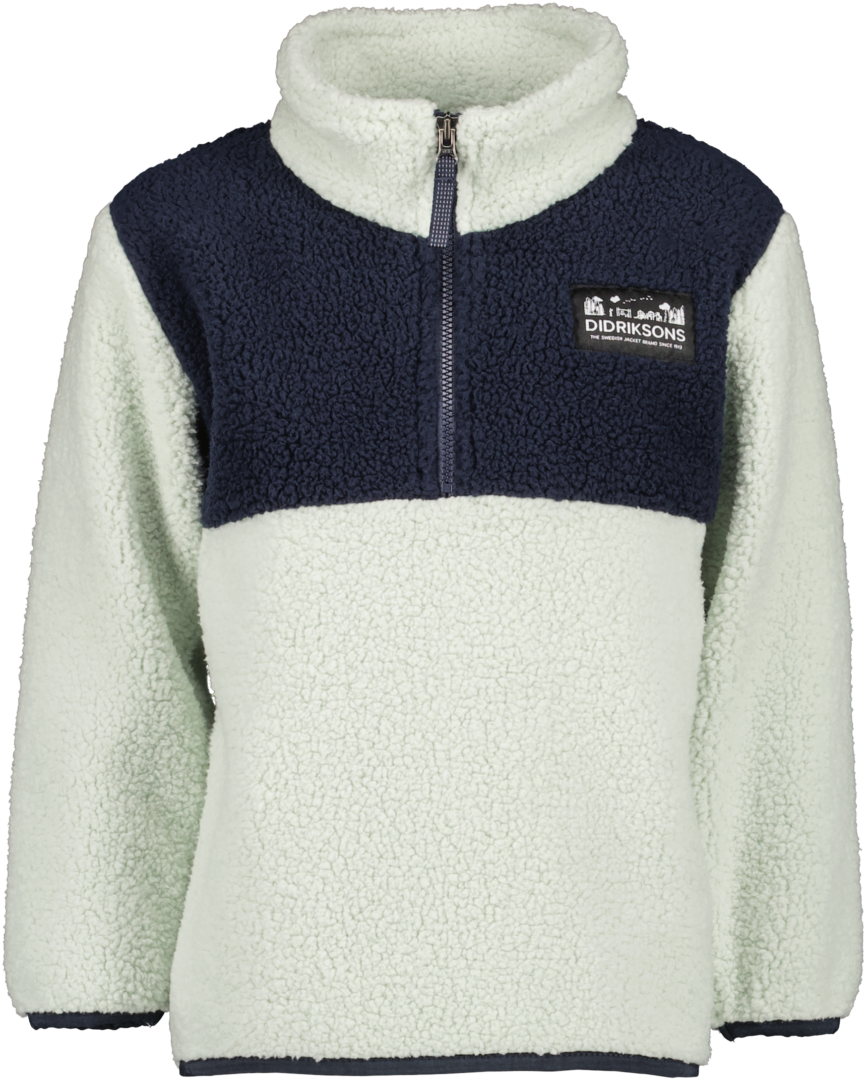 Didriksons Kids’ Gosig Half Zip Pale Mint