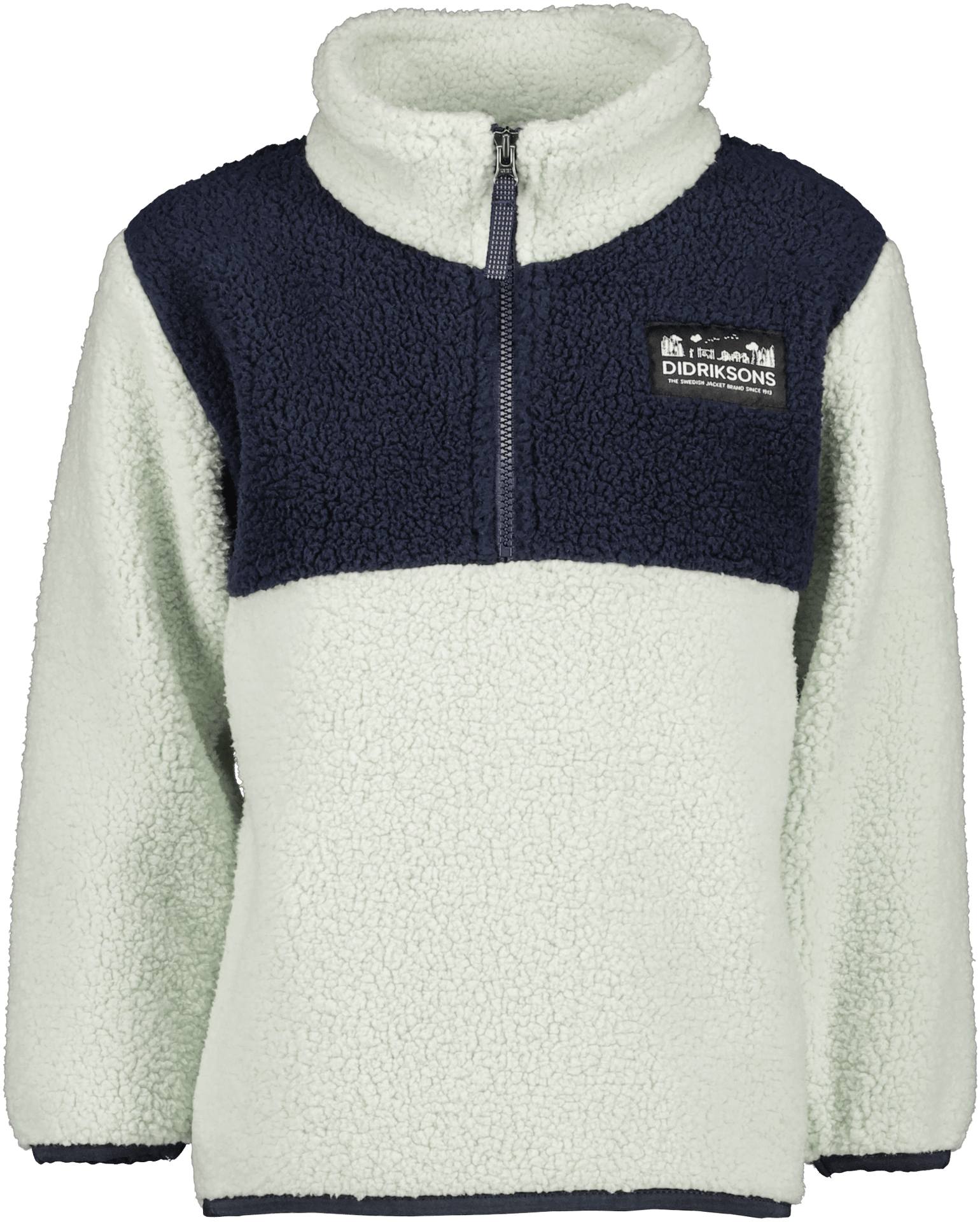 Didriksons Kids' Gosig Half Zip Pale Mint