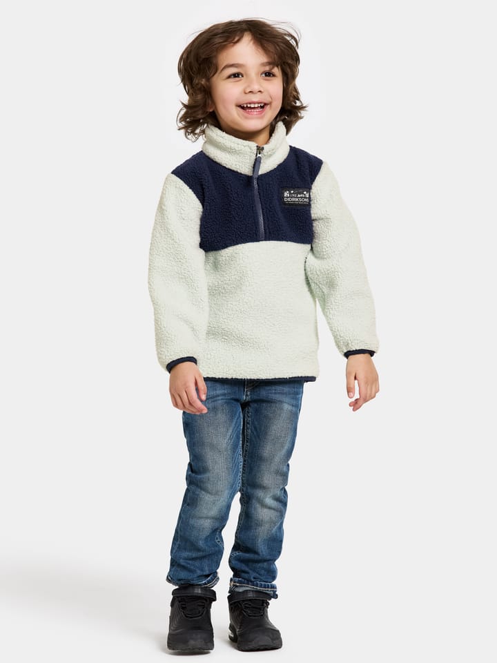 Didriksons Kids' Gosig Half Zip Pale Mint Didriksons