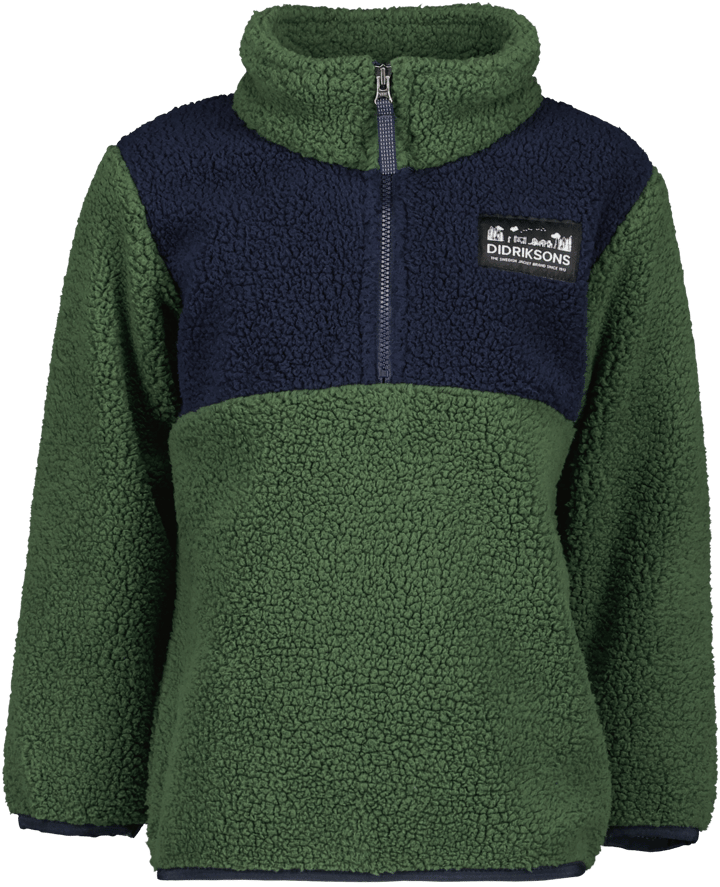 Didriksons Kids' Gosig Half Zip Pine Green Didriksons