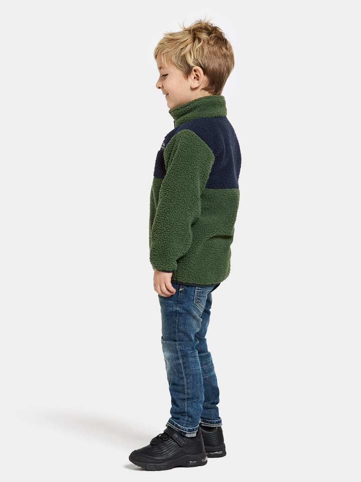 Didriksons Kids' Gosig Half Zip Pine Green Didriksons