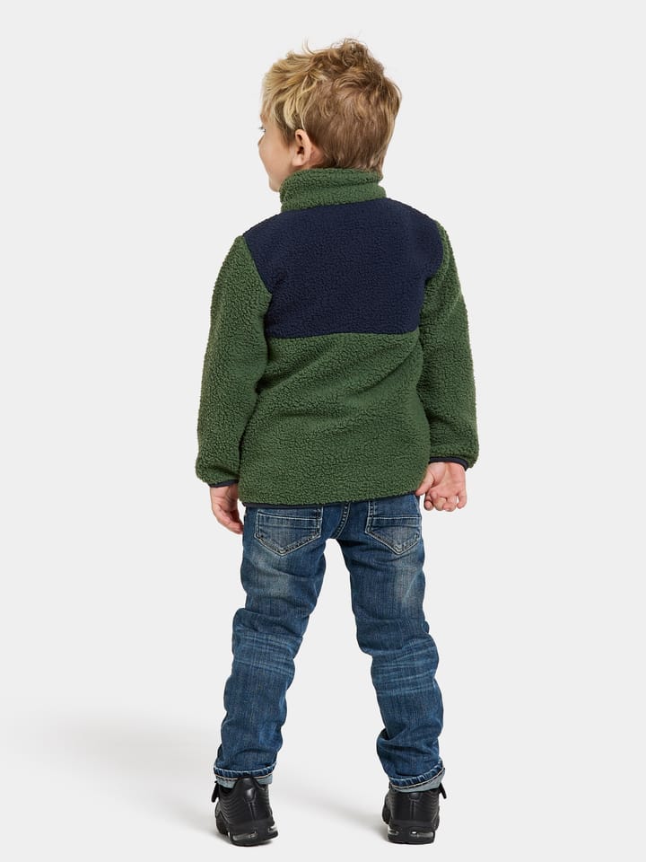 Didriksons Kids' Gosig Half Zip Pine Green Didriksons