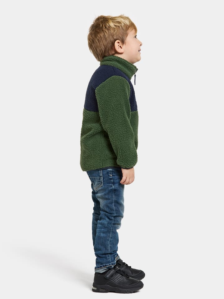 Didriksons Kids' Gosig Half Zip Pine Green Didriksons